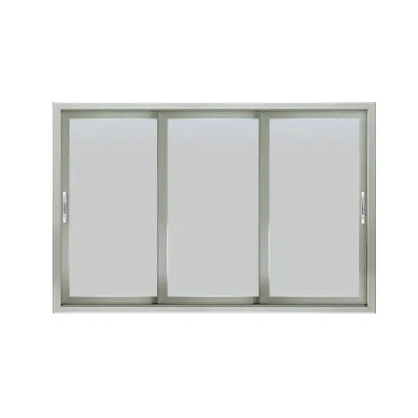 Aluminum Sliding Window With 3 Panels
