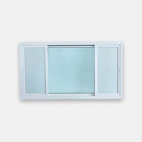 3-Panel Sliding Aluminum Window