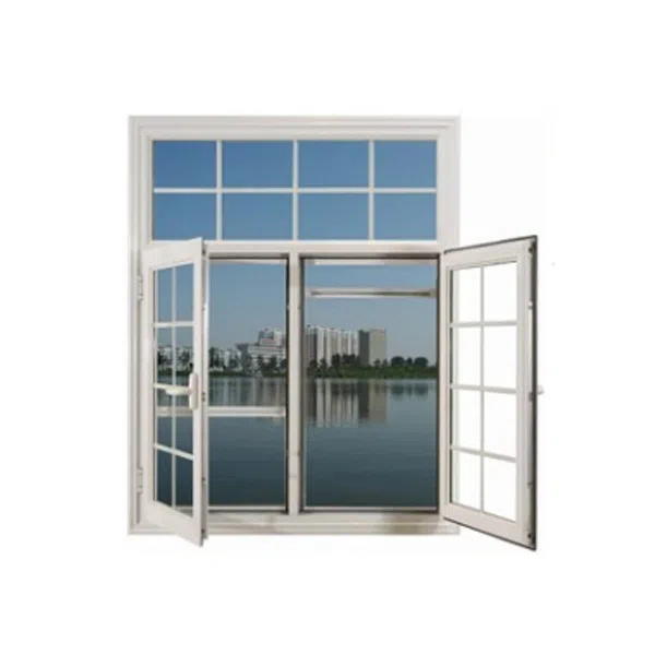 Aluminum Casement Window With Grid Inside
