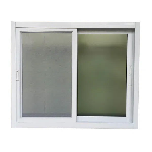 Aluminum Sliding Window With 2 Panels