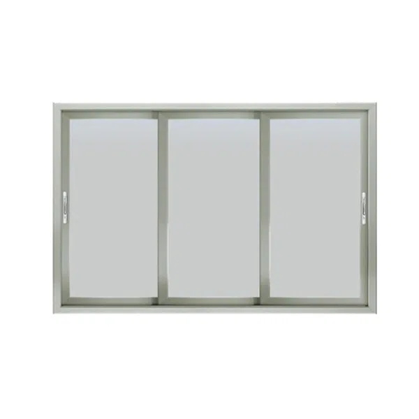 Aluminum Sliding Window With 3 Panels