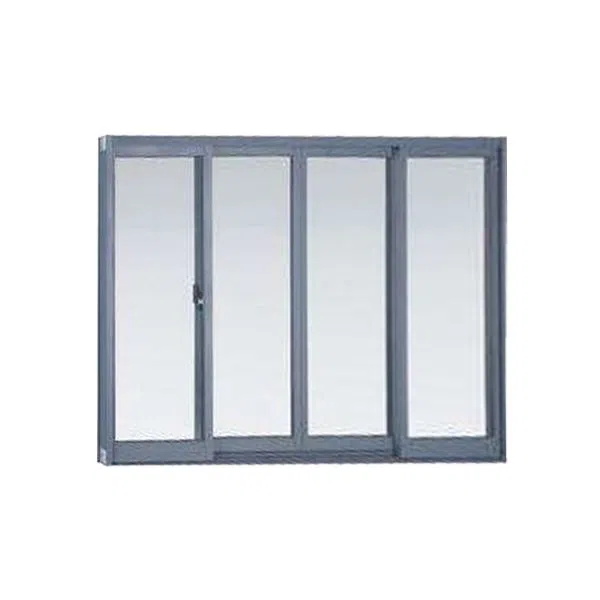 UPVC 4 Panels Window