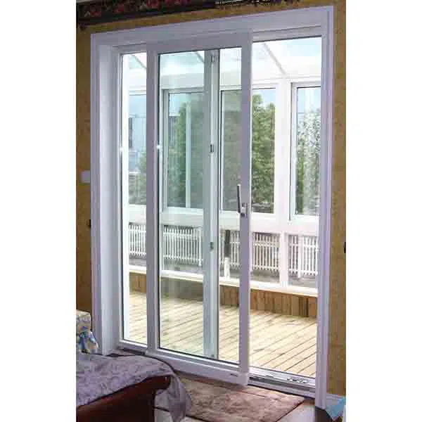 Soundproof Upvc Frame Glass Sliding Doors